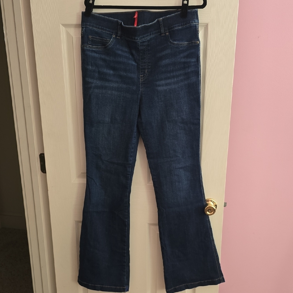 SPANX Dark Blue Flare Jeans
